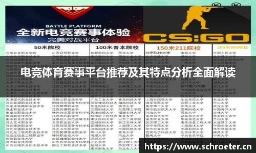 电竞体育赛事平台推荐及其特点分析全面解读