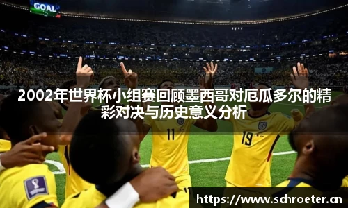 2002年世界杯小组赛回顾墨西哥对厄瓜多尔的精彩对决与历史意义分析