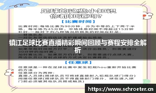 镇江足球比赛直播精彩瞬间回顾与赛程安排全解析