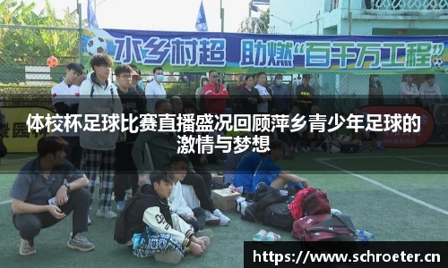 体校杯足球比赛直播盛况回顾萍乡青少年足球的激情与梦想