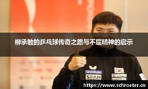 柳承敏的乒乓球传奇之路与不屈精神的启示