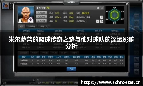 米尔萨普的篮球传奇之路与他对球队的深远影响分析